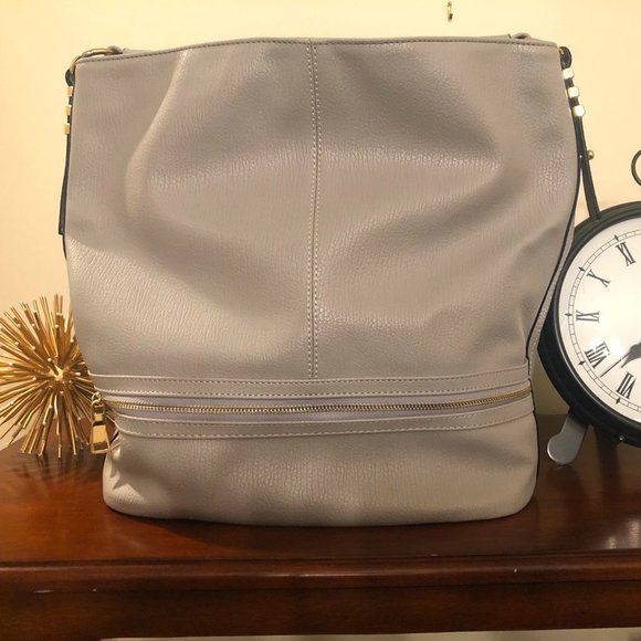 Gray Tote/Bucket Bag - Picture 1 of 8